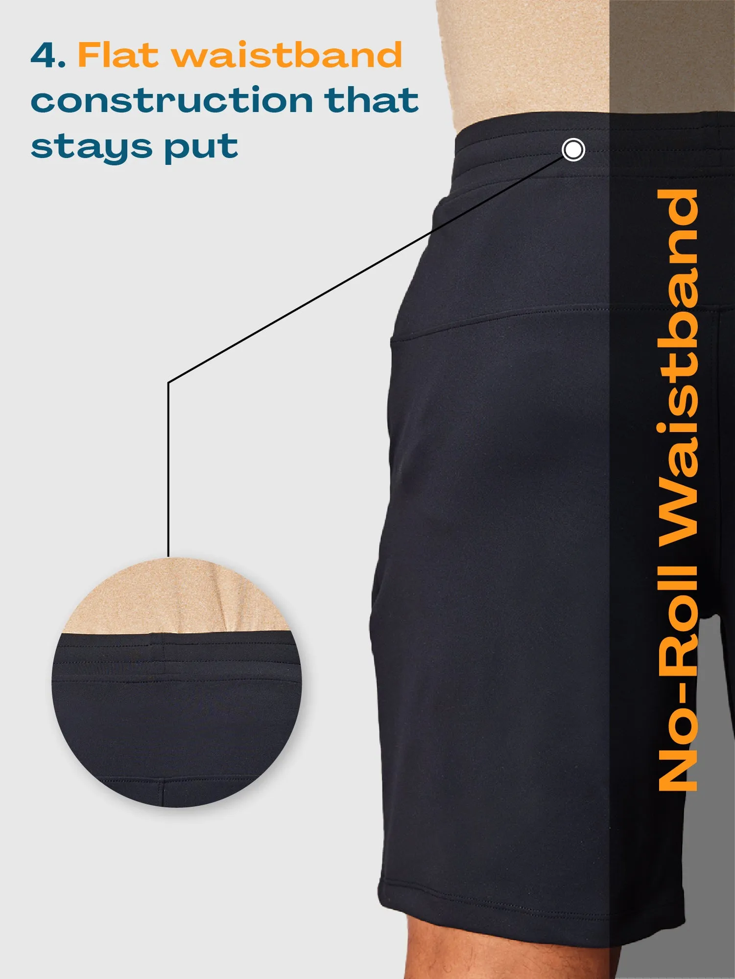 Active Sports Shorts 360° Stretch Navy
