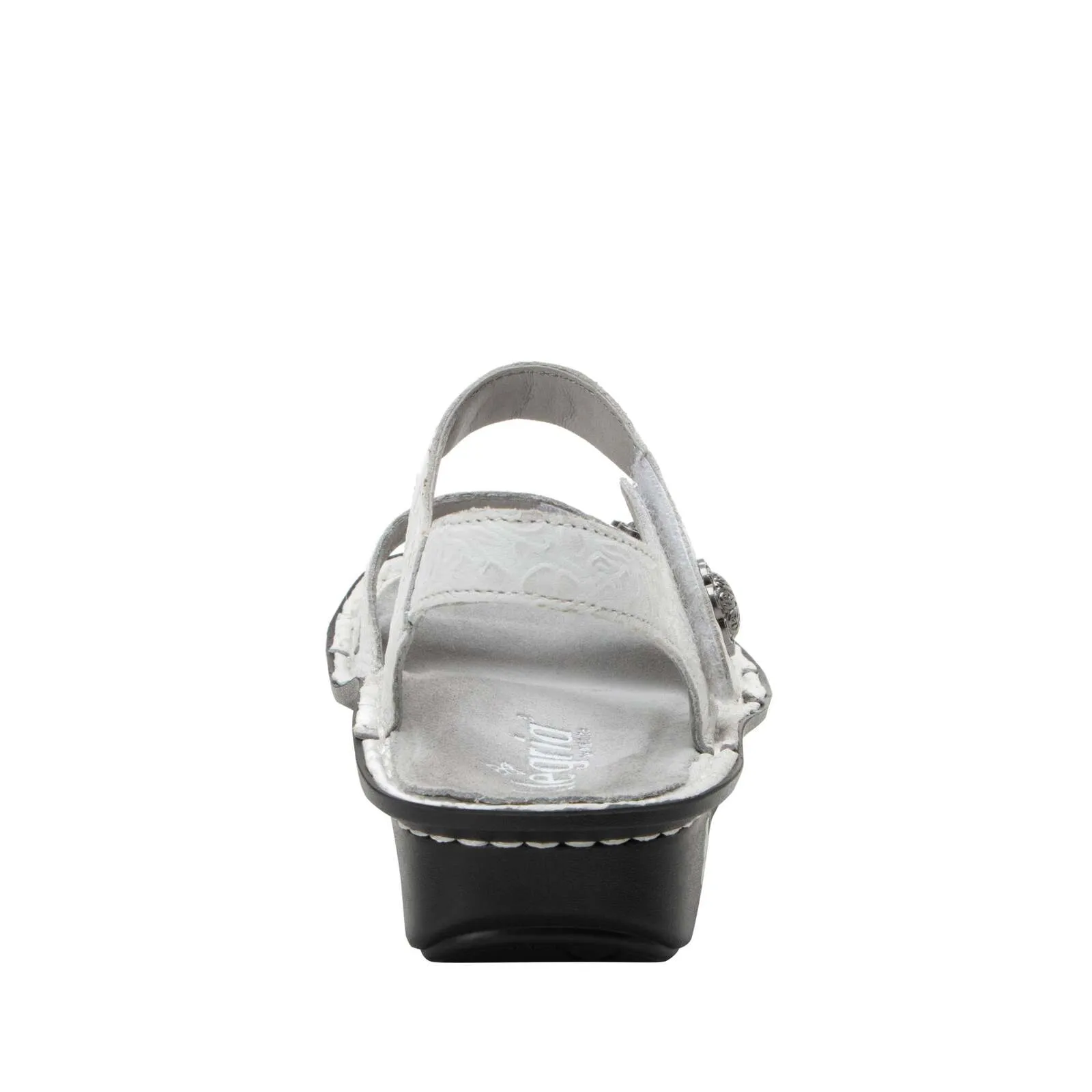 Alegria Vienna Ankle Strap Sandals Shoes Womens - Delicut White