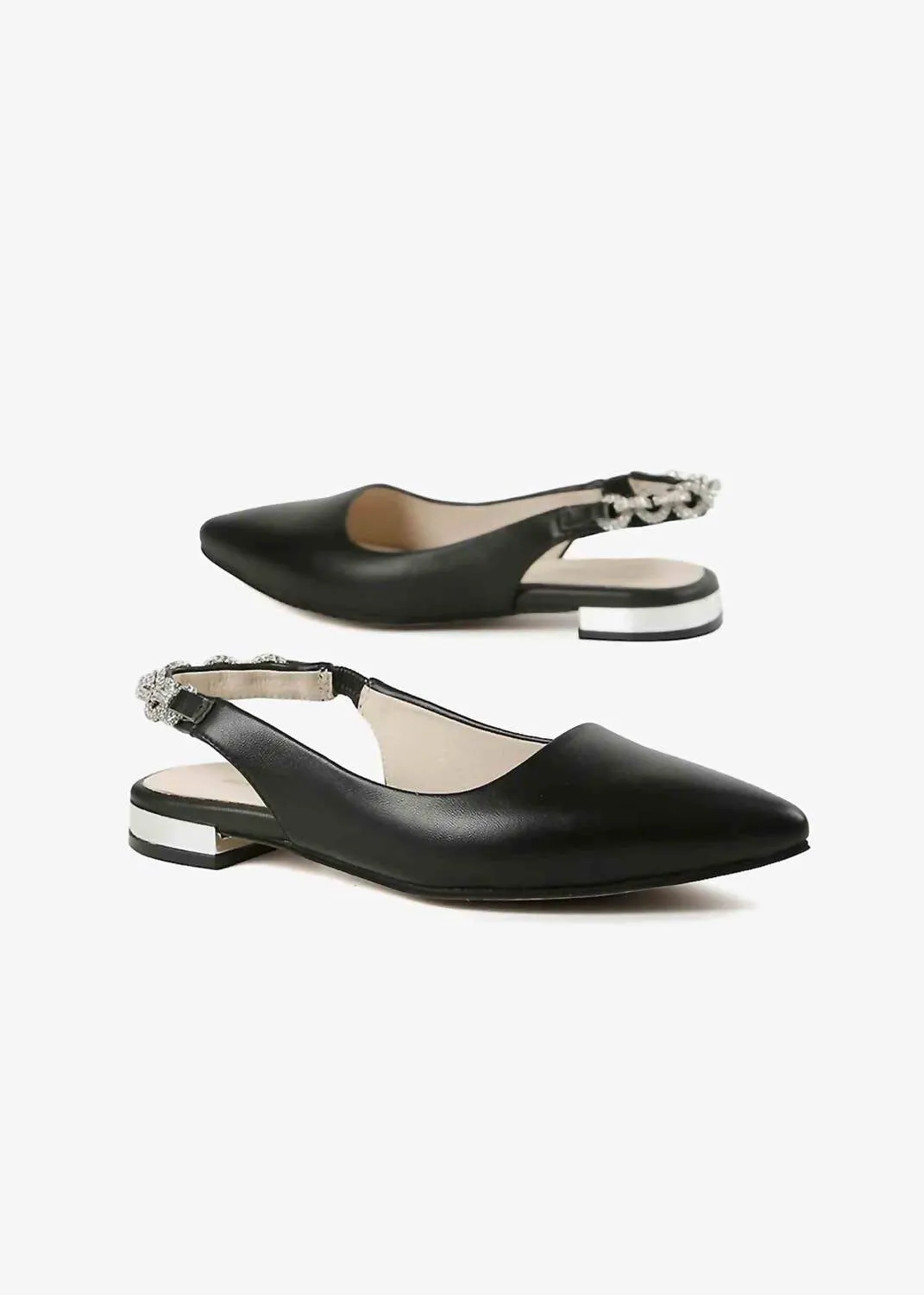 All Black - Women's Royal Sling Flat