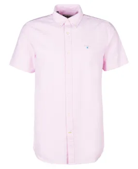 BARBOUR Oxford Short Sleeve Tailored Shirt PINK