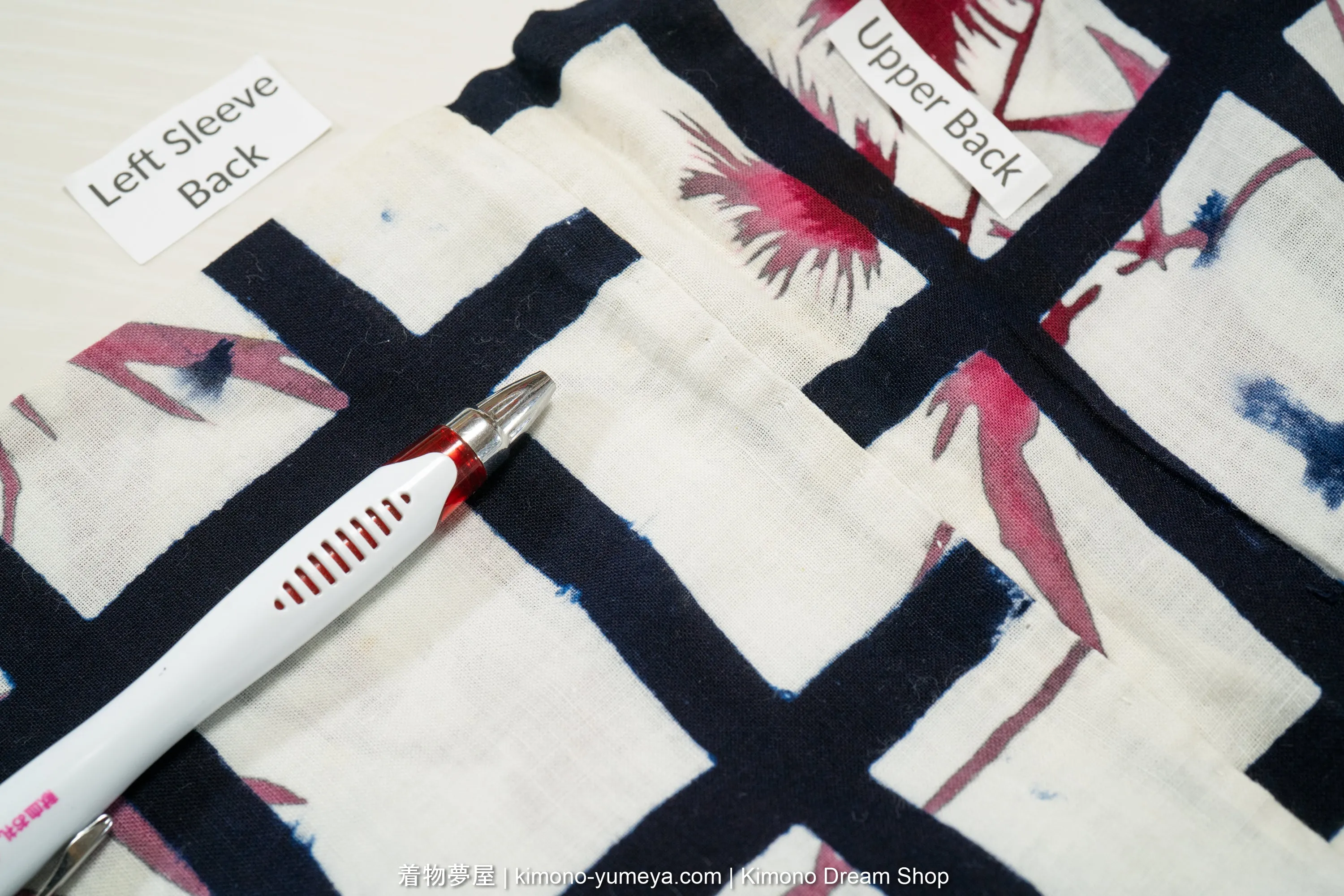 Black & White Cotton Yukata for Women - Lines & Flowers