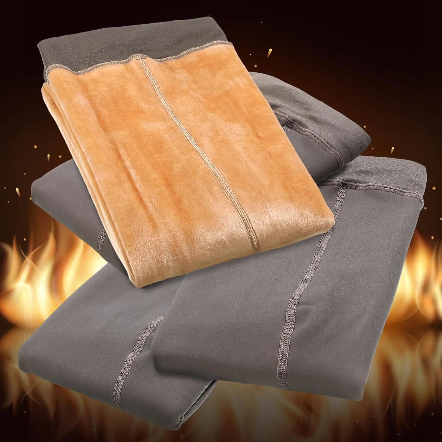 Bonuci Maternity Pantyhose Pregnancy Fleece Lined Tight Women Stretchy Opaque High Waist Legging
