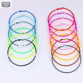 Colorful Hoop Earrings