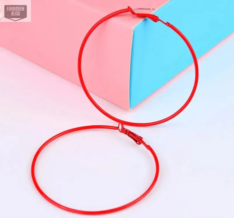 Colorful Hoop Earrings