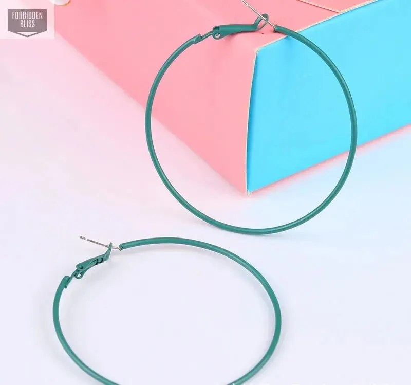 Colorful Hoop Earrings