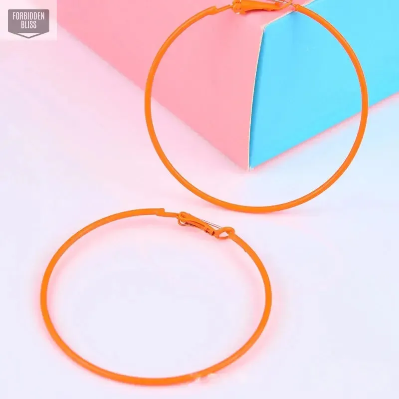 Colorful Hoop Earrings