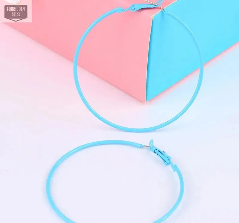 Colorful Hoop Earrings