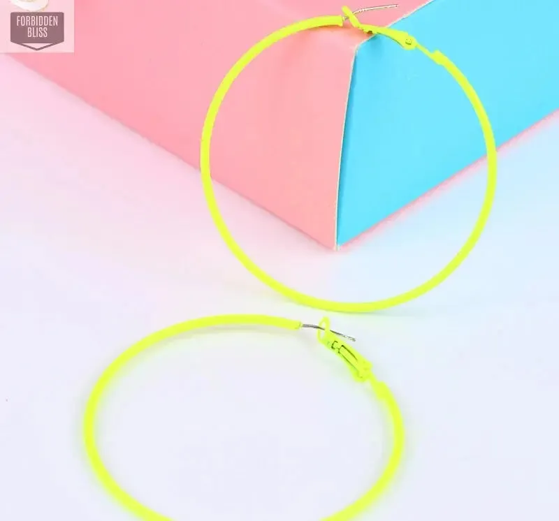 Colorful Hoop Earrings