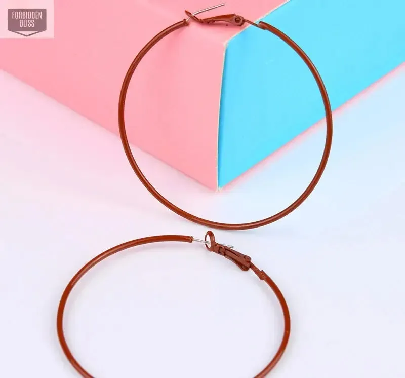 Colorful Hoop Earrings