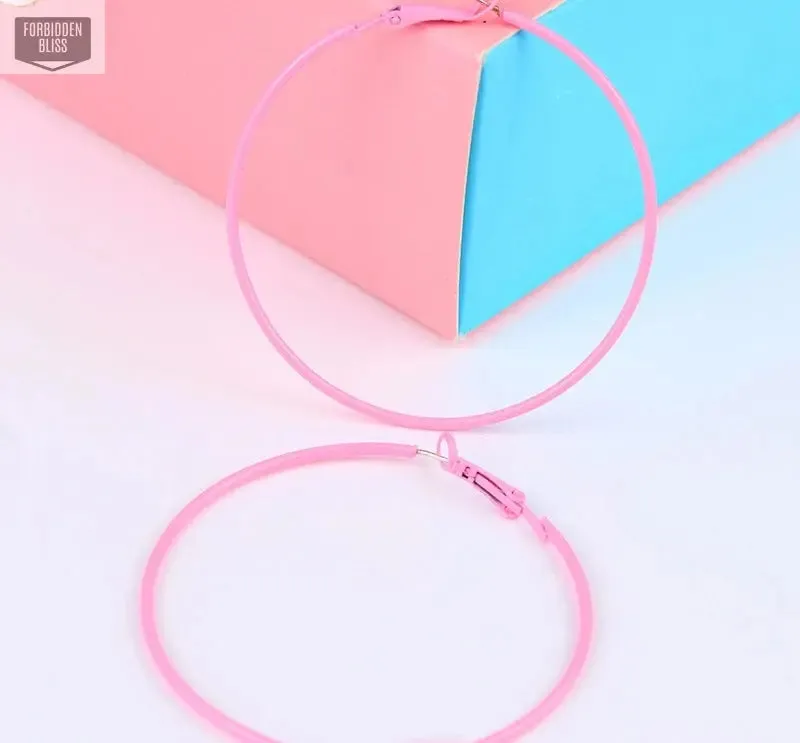 Colorful Hoop Earrings