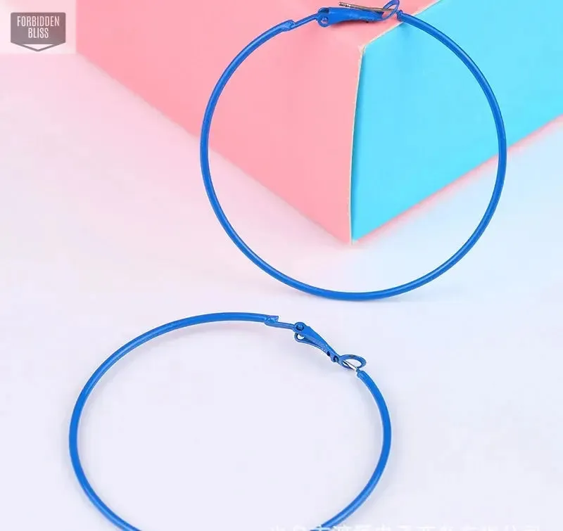 Colorful Hoop Earrings