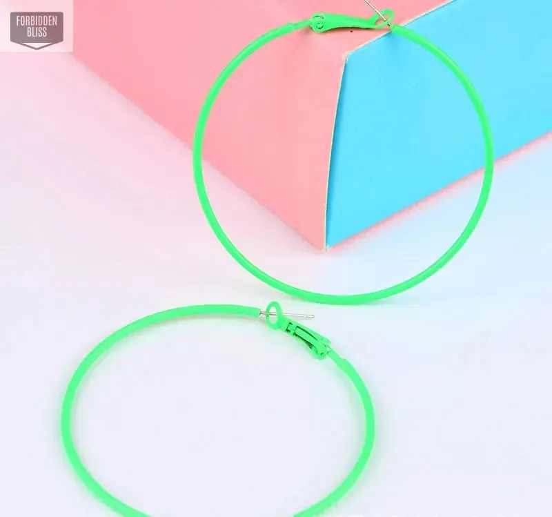 Colorful Hoop Earrings