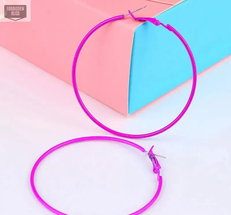 Colorful Hoop Earrings