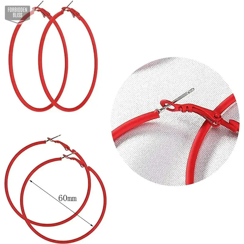 Colorful Hoop Earrings