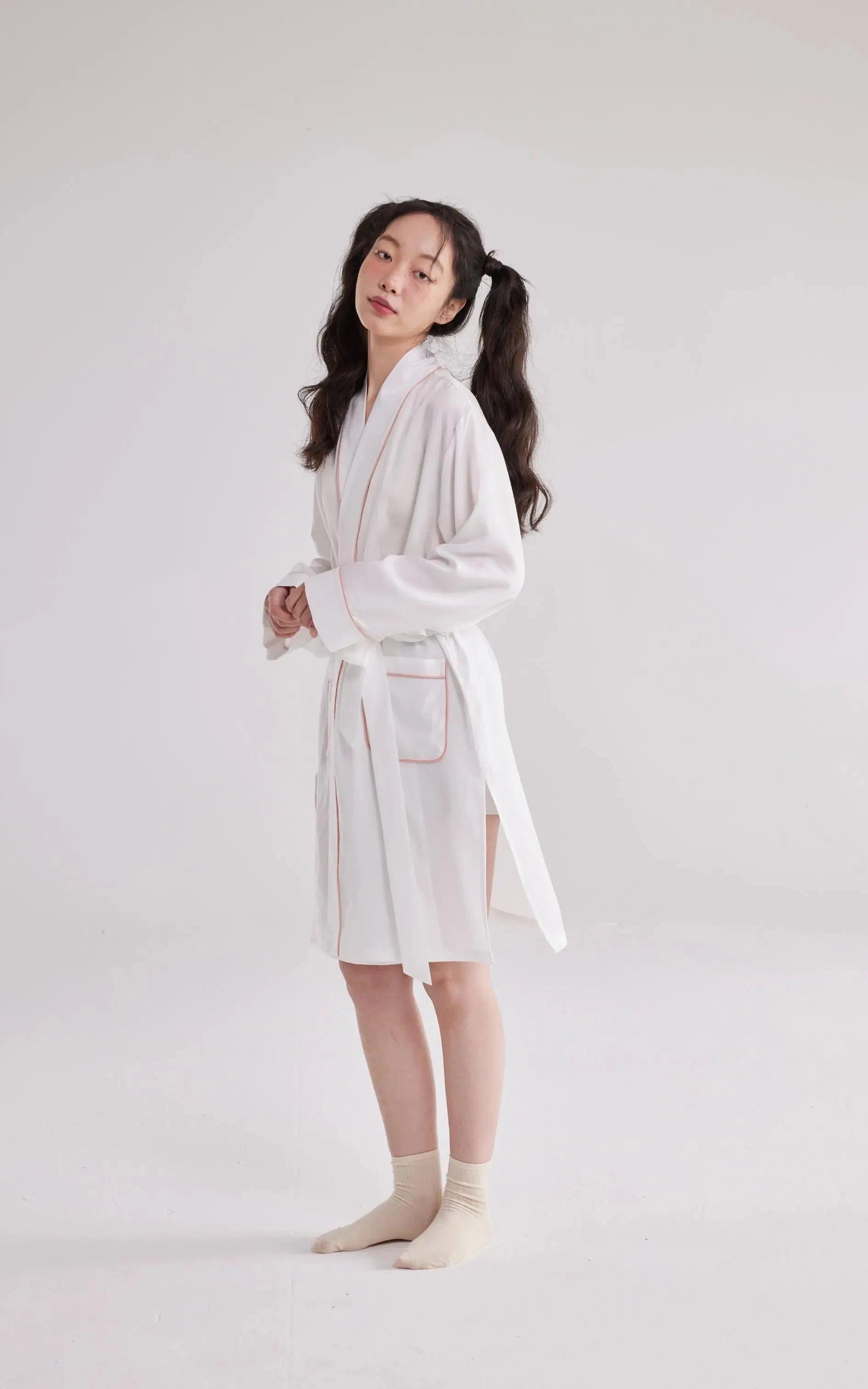 Eucalyptus Fiber Kimono Robe