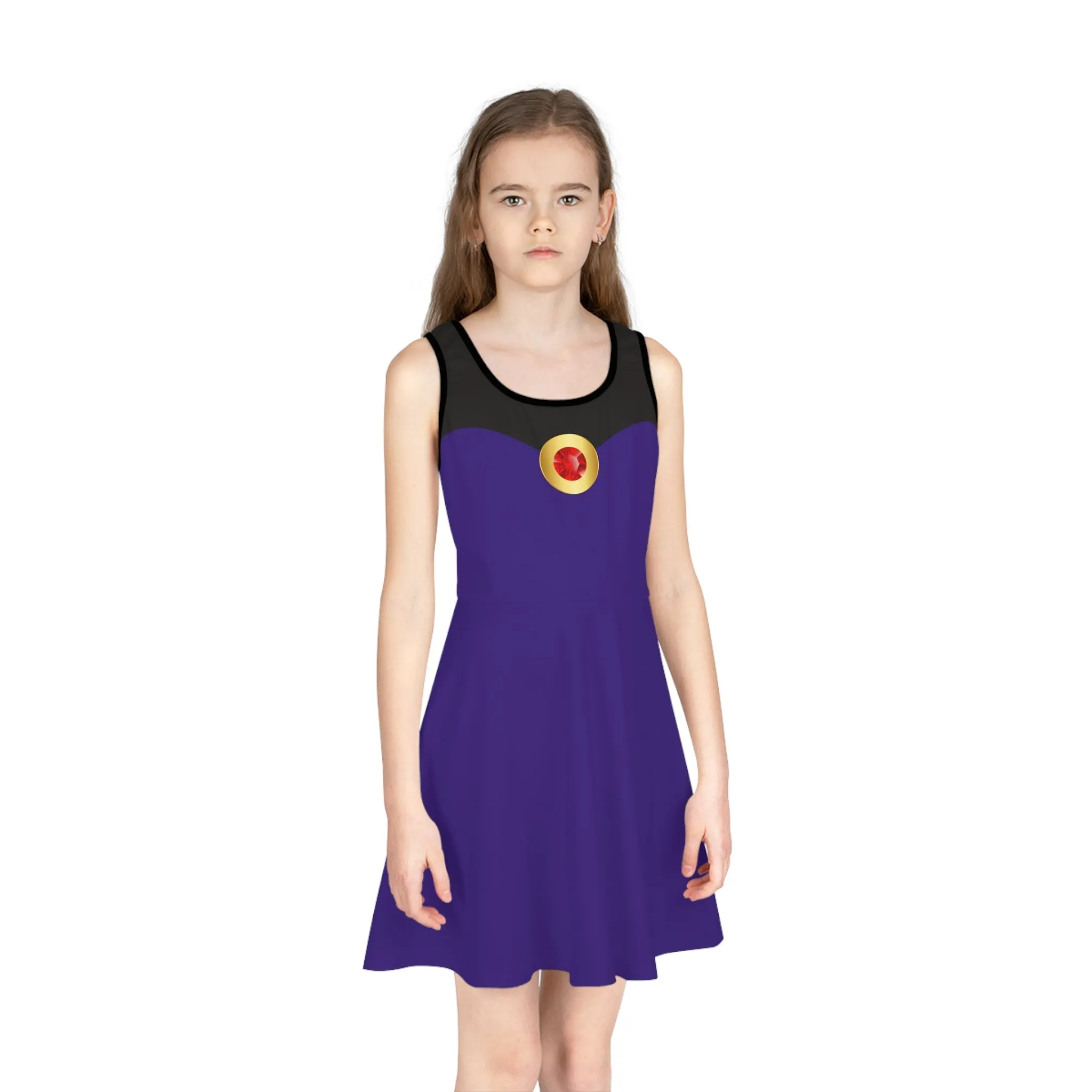 Evil Queen Girls' Sleeveless Sundress