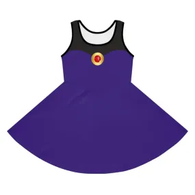 Evil Queen Girls' Sleeveless Sundress