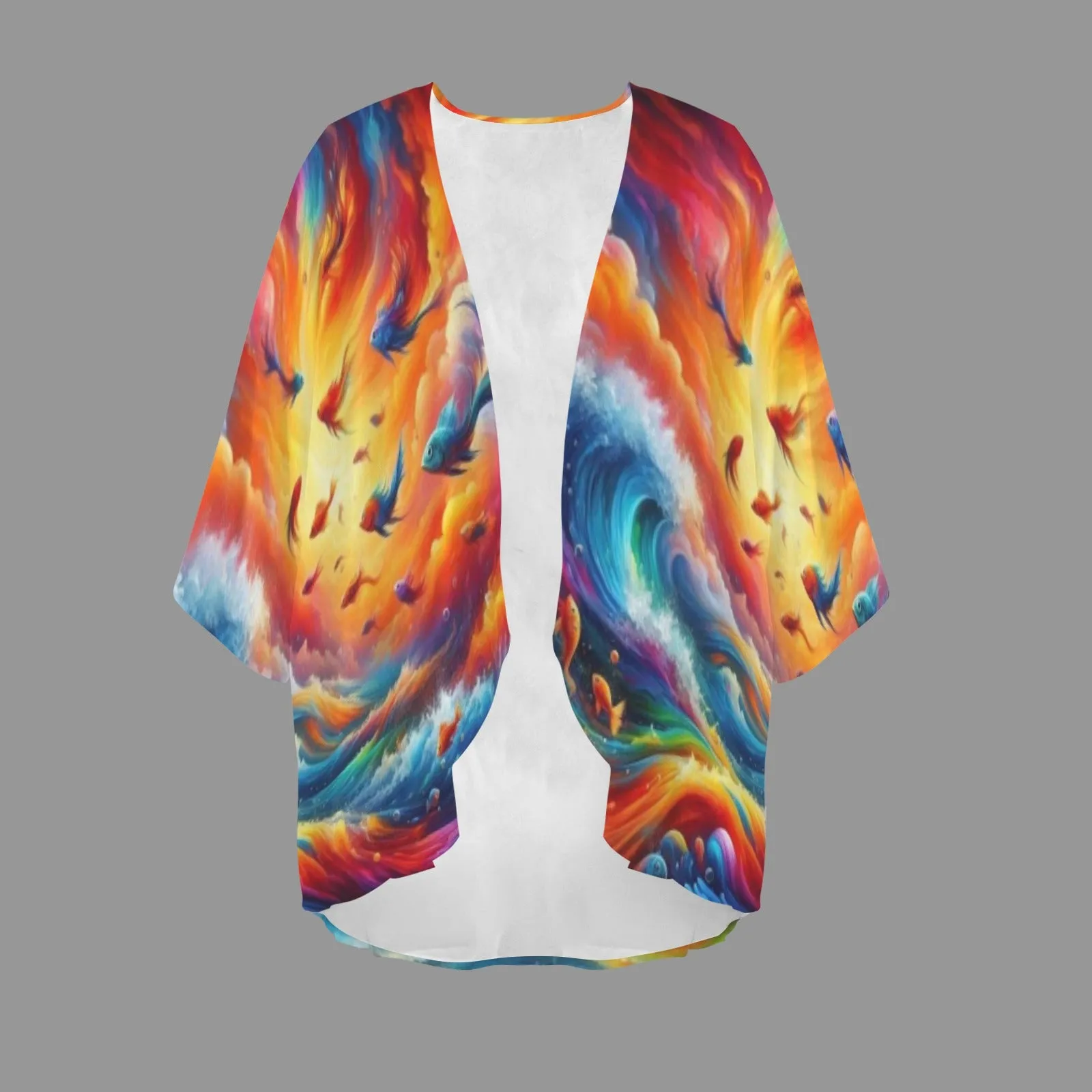 Fish at Sunset Cover Up