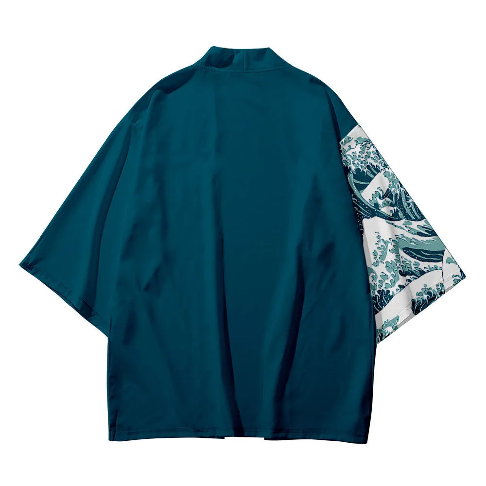 Great Wave Kimono Shirt