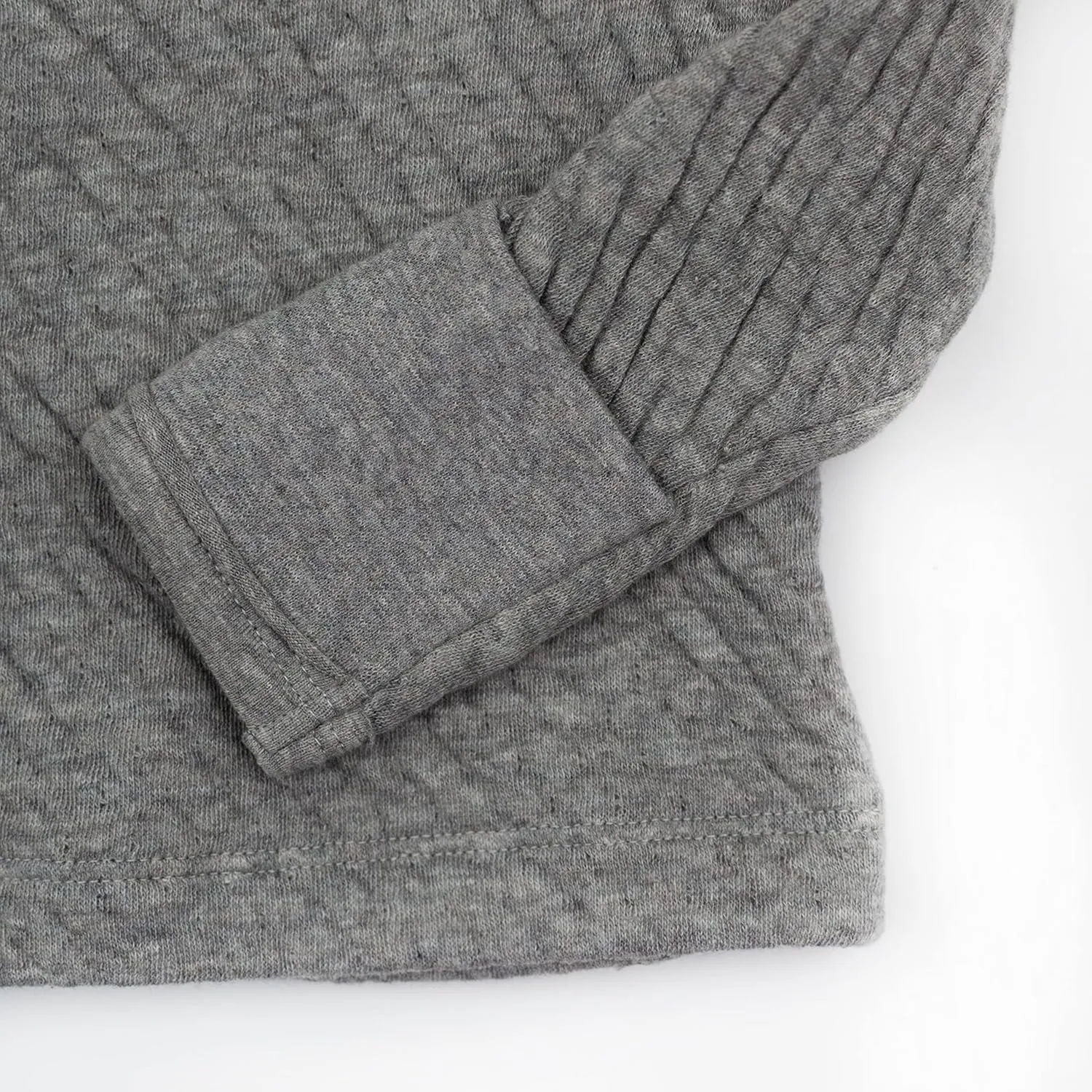 HonestBaby Baby Side-Snap Matelasse Mini Quilted Cozy 100% Organic Cotton Top