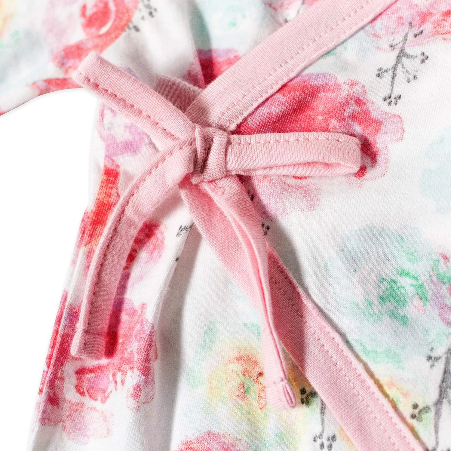 HonestBaby unisex-baby Kimono Coverall Organic Cotton