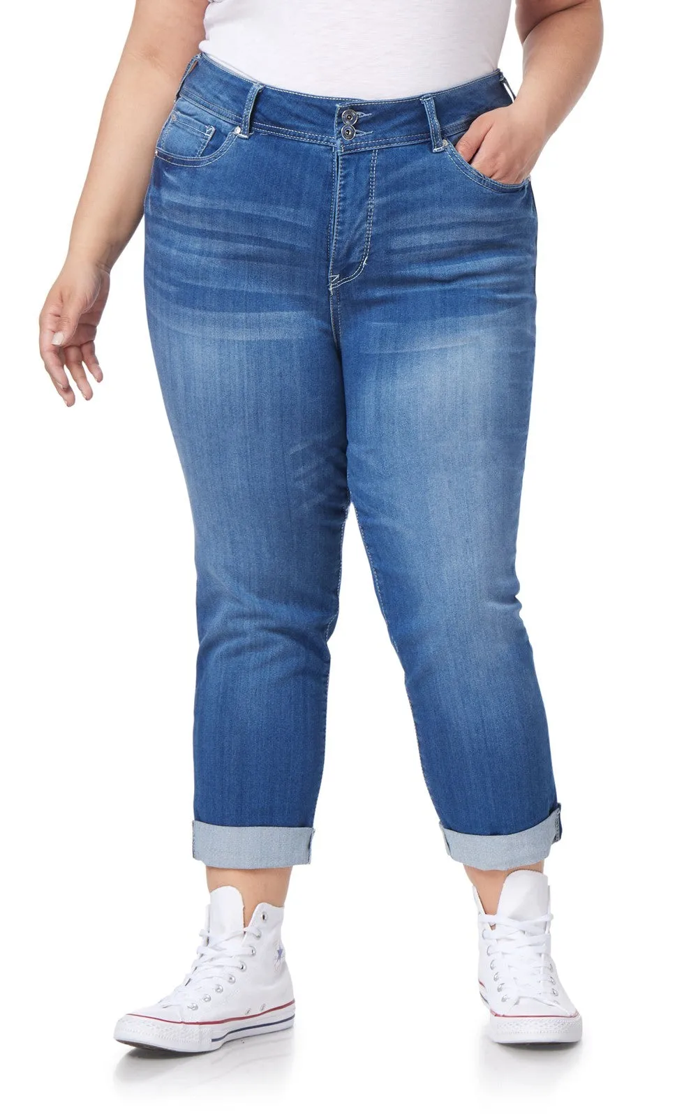 InstaSoft Ultra Fit Skinny Crop Jeans