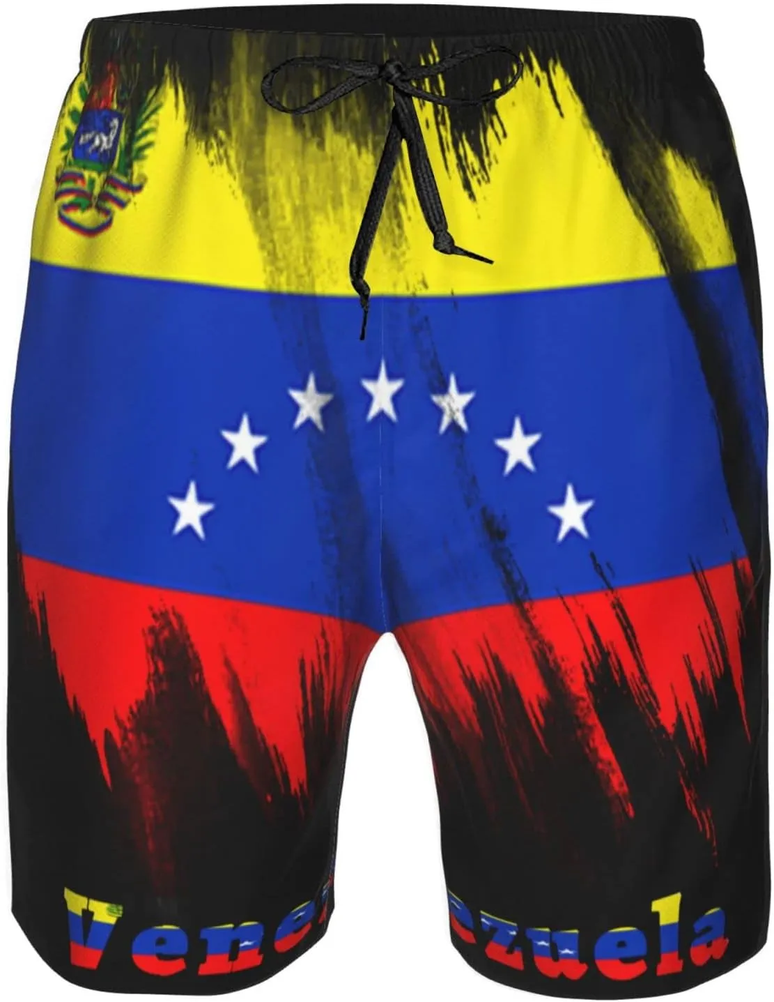 Men's Beach Shorts Quick Dry Drawstring Running Athletic Shorts Comfortable Loose Gym Shorts Swimsuit Pants with Pockets