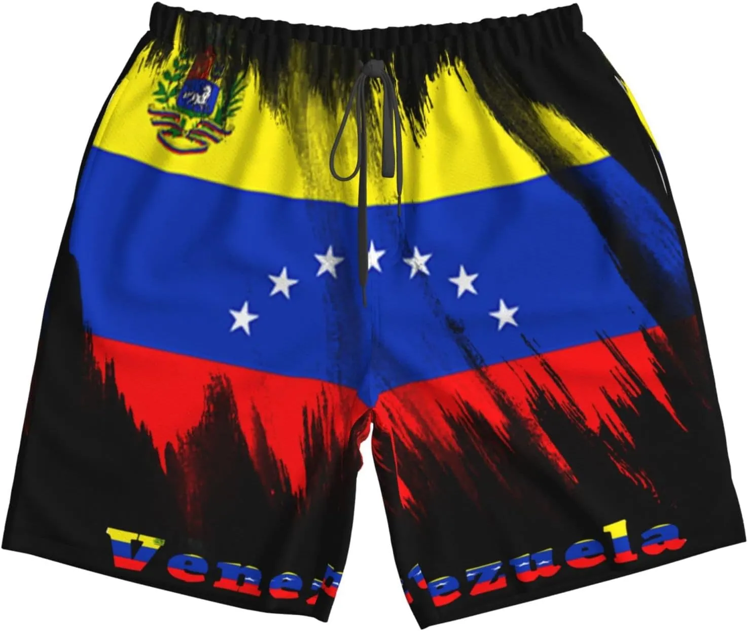 Men's Beach Shorts Quick Dry Drawstring Running Athletic Shorts Comfortable Loose Gym Shorts Swimsuit Pants with Pockets