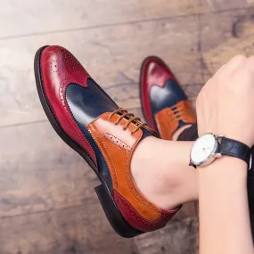 Men's Pointed Business Snake Tassel Shoes