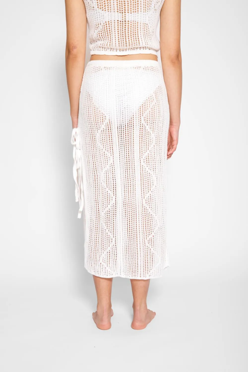 Santorini Knit Midi Skirt