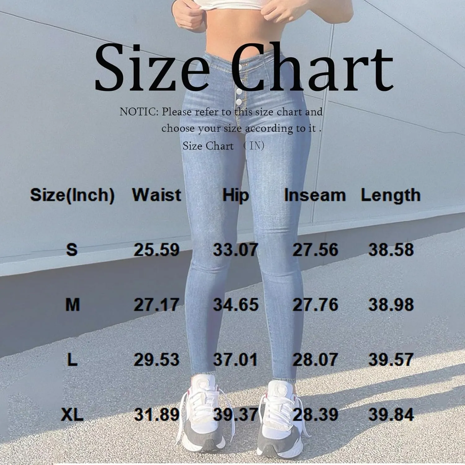 Skinny Jeans for Women Mid Rise Tummy Control Jean Leggings Jeggings Petite Ladies Denim Joggers with Pockets