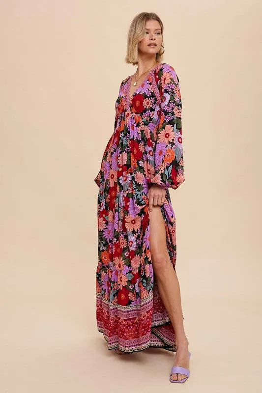 Super Bloom Floral Maxi Dress