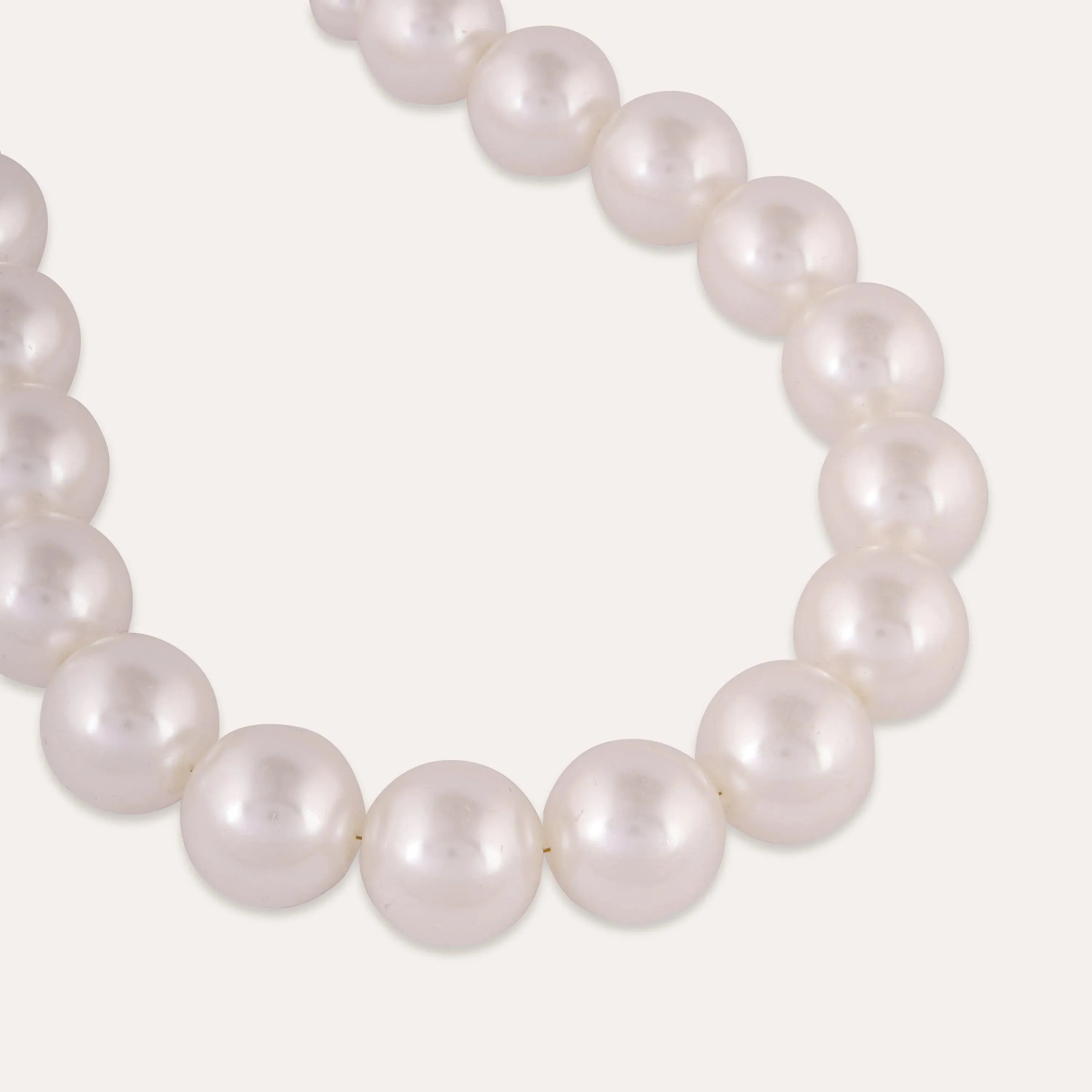 TFC Adorn Big Bold Pearl Beads Statement Necklace