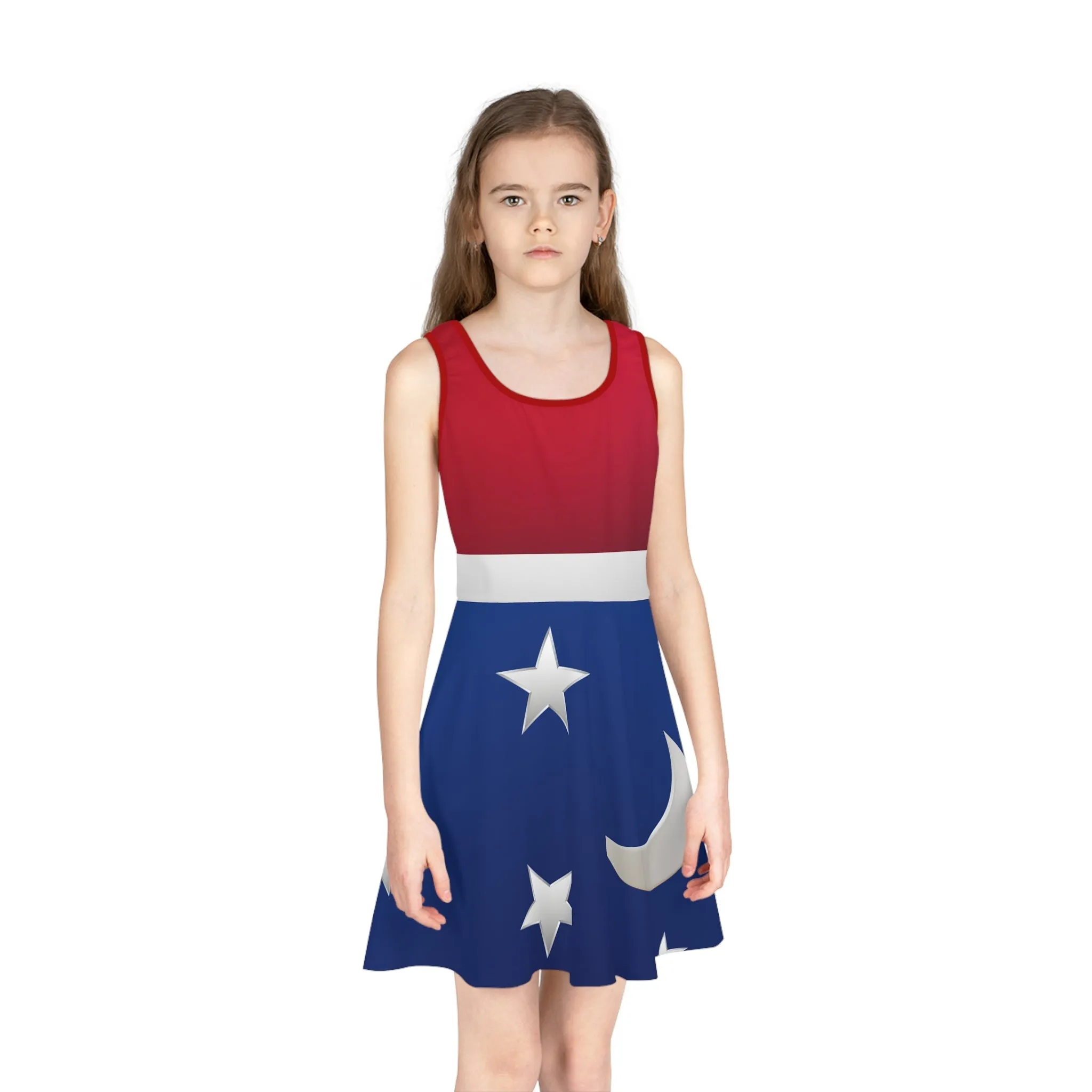 The Fantasy Sorcerer Girls' Sleeveless Sundress