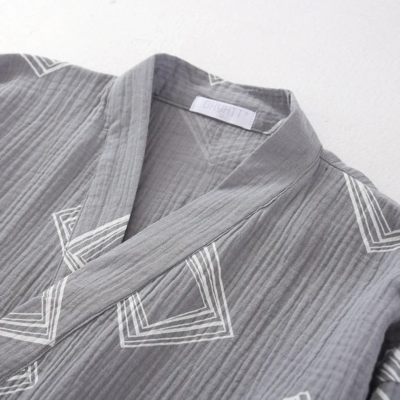 Traditional Japanese Pajamas Kimono Robe