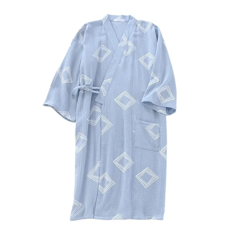 Traditional Japanese Pajamas Kimono Robe