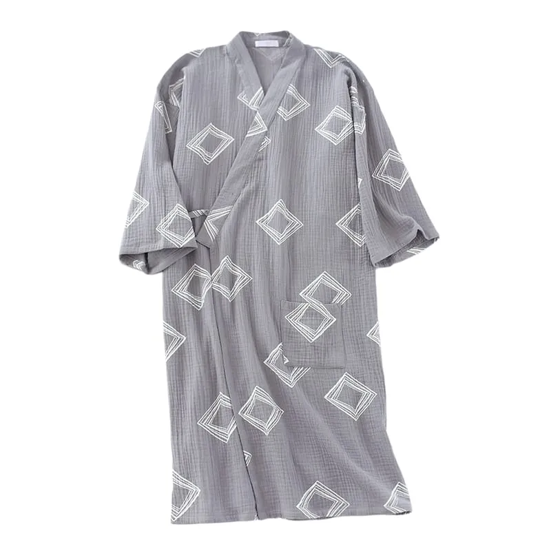 Traditional Japanese Pajamas Kimono Robe