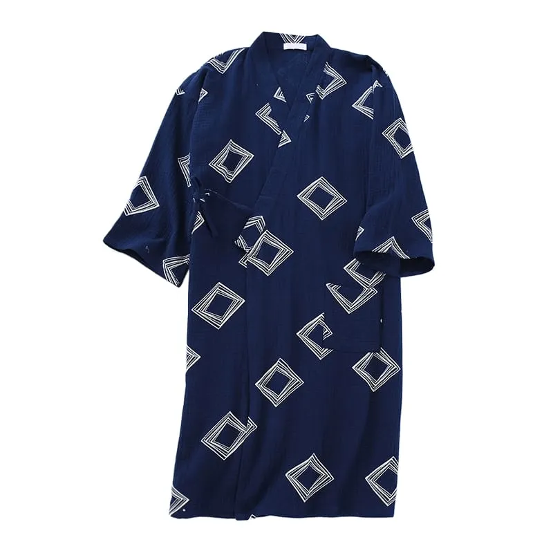 Traditional Japanese Pajamas Kimono Robe