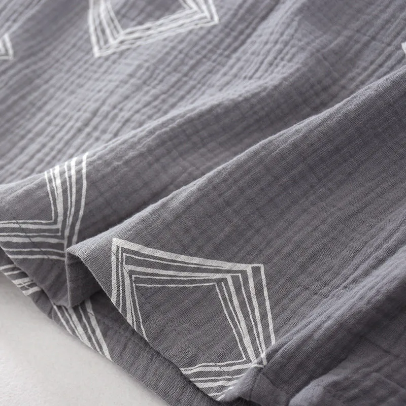Traditional Japanese Pajamas Kimono Robe