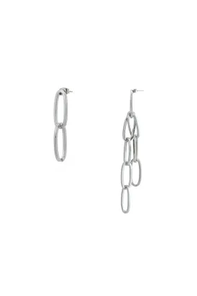Unbalanced Chain Earrings