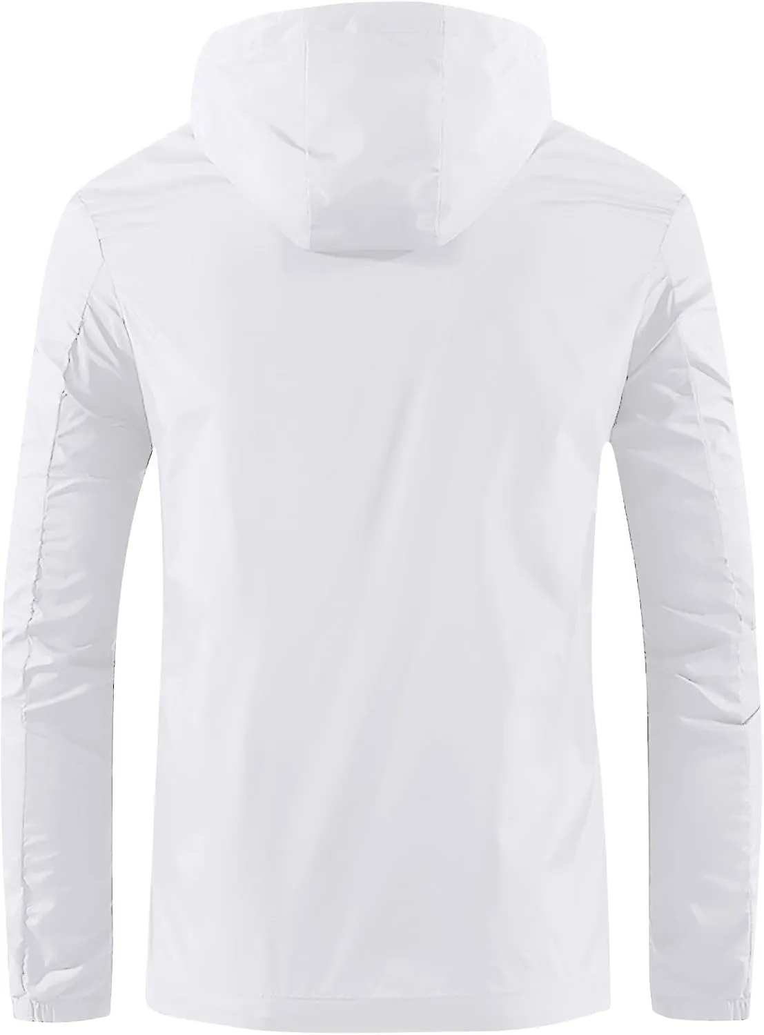 UPF 50  Sun Protection Hoodie Jacket Mens Full Zip Pocket Long Sleeve Lightweight Breathable UV Shirts Running Coat