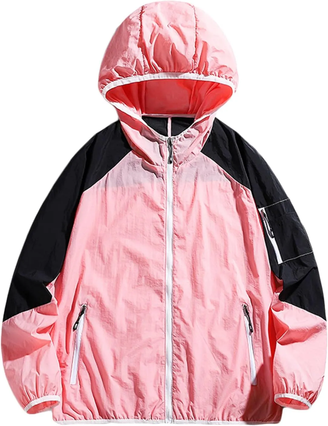 UPF 50  Sun Protection Jackets For Men Women 2025 Summer Breathable Hoodie Shirts For Hiking Lightweight Windbreaker