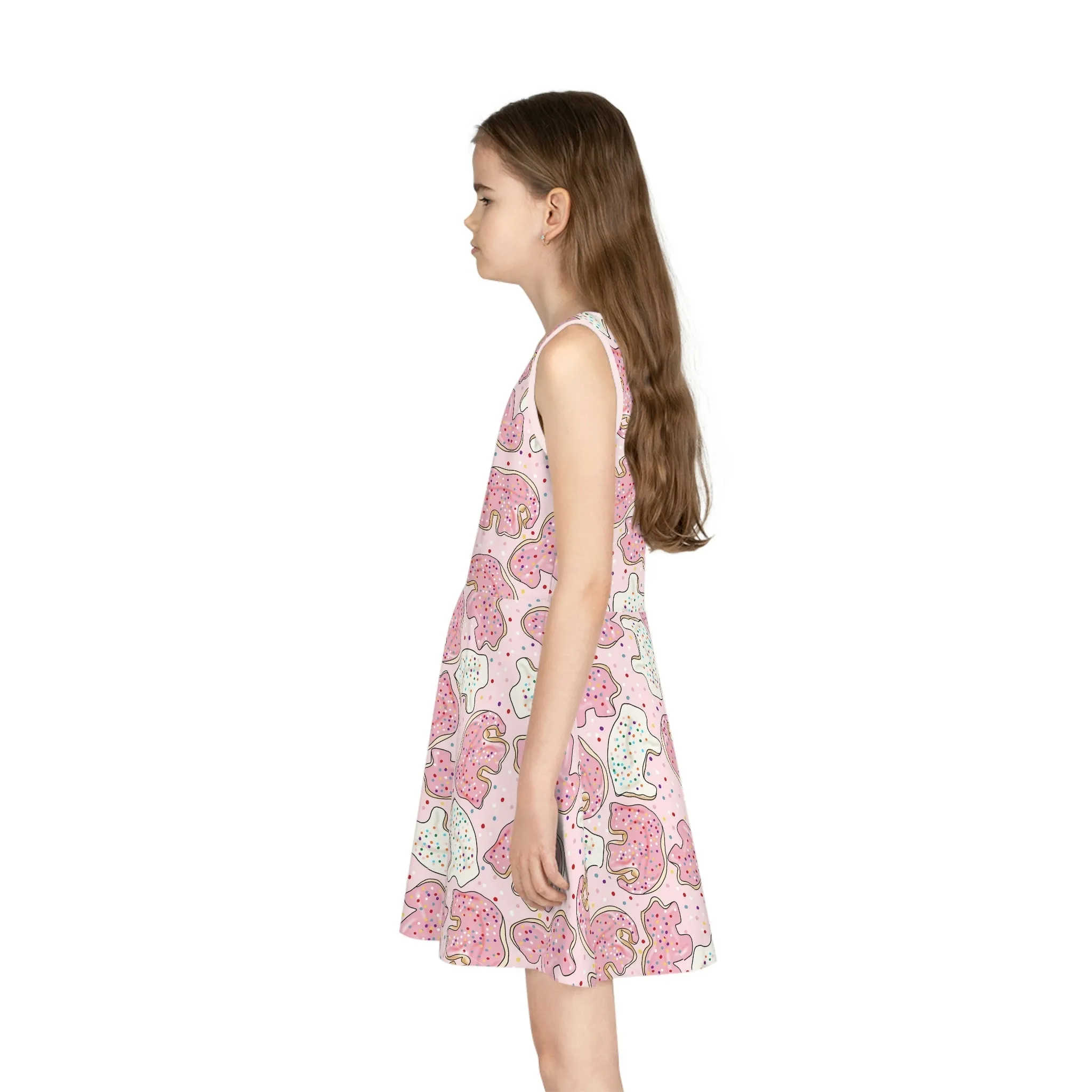 Vintage Cookies Girls' Sleeveless Sundress