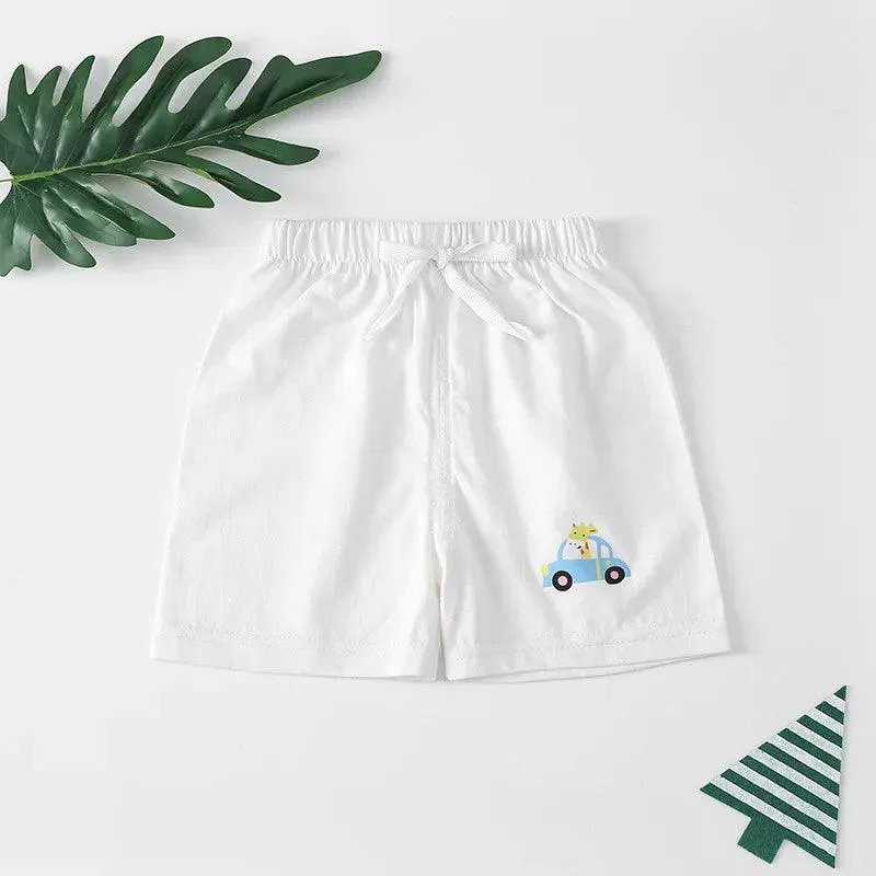 White Baby Shorts for Boy Casual Solid Baby Kids Shorts Pants Boys Shorts Summer Shorts Thin Baby Boy Clothes