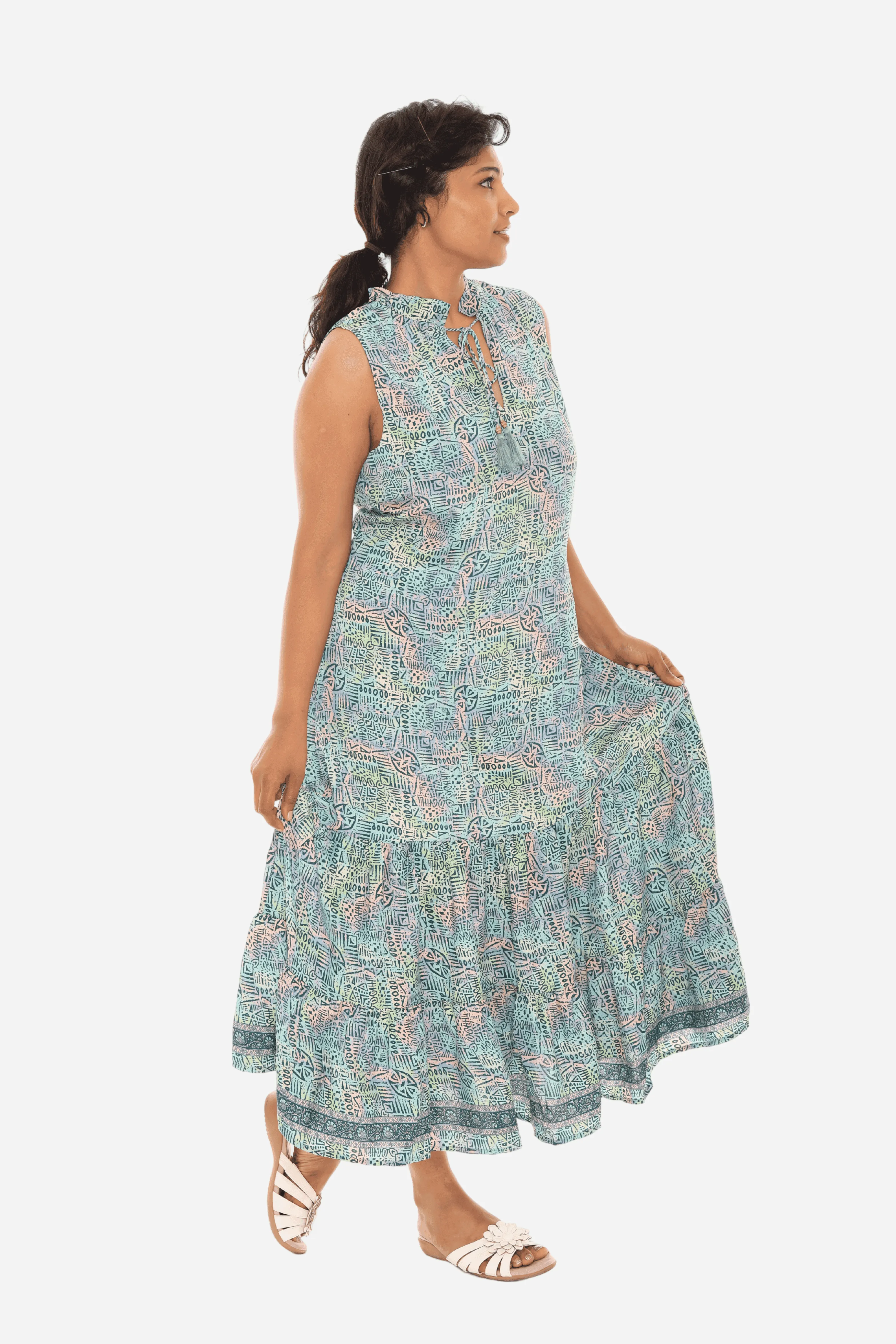 Women Printed Maxi Dress