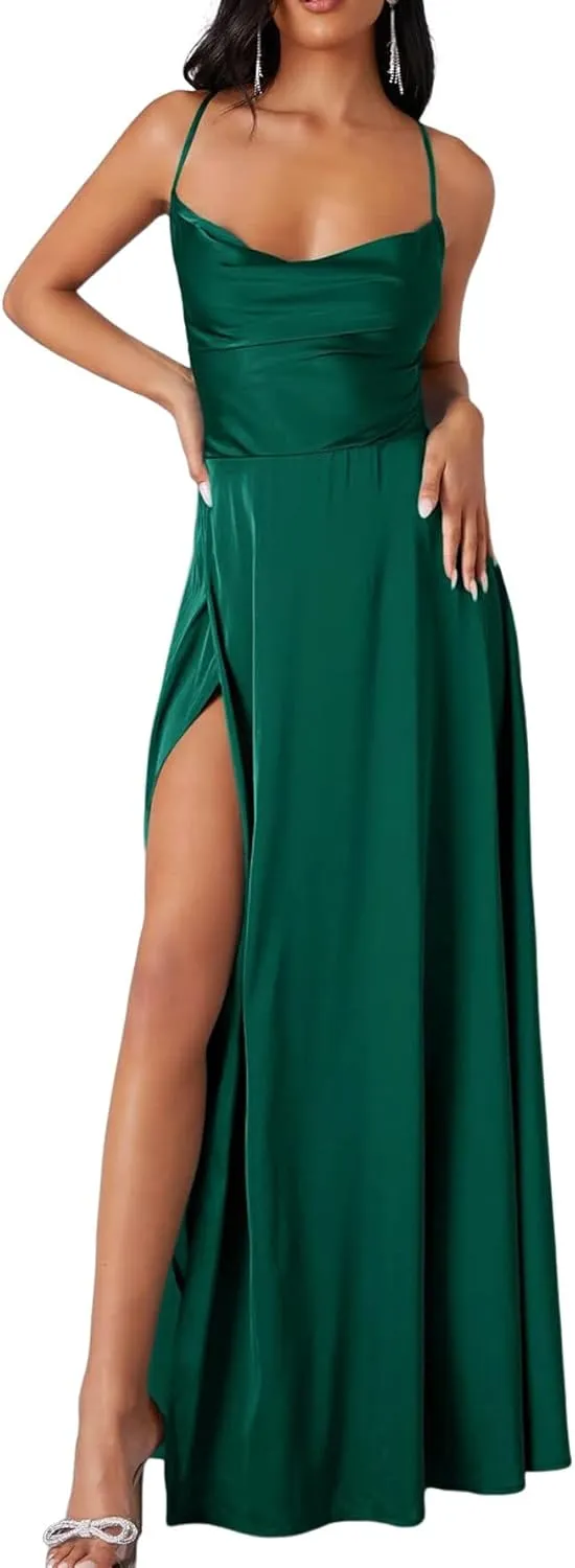 Womens Fairy Skirt Dress New 2024 Slim Fit Sling Sundress Backless V-Neck High Waist Color