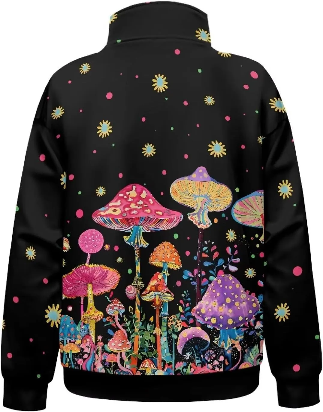 YEXIATODO 3/4 Zip Pullover Womens Sweatshirt Oversized Hoodies for Women Long Sleeve Crop Top s-3xl